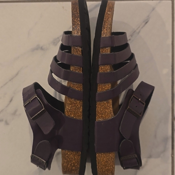 Birkenstock Women's Deep Purple Multistrap Sandals - EUC - Picture 5 of 14